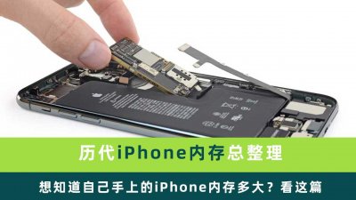 ​你的iPhone内存多大？整理历代所有iPhone内存大小方便查询